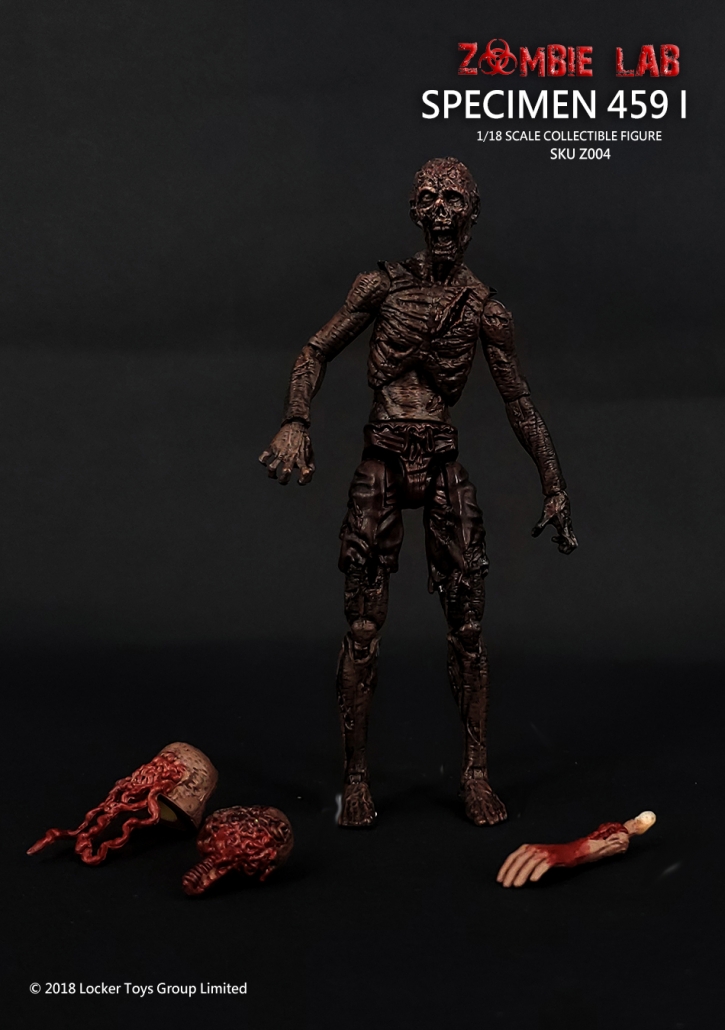 Zombie Lab Zombie 007 1/18 Scale Figure